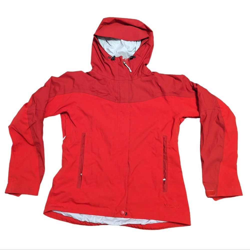 Red Lightweight Marmot Jacket Coat Size Women's Small - Rain/Cold Weather